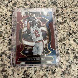 Emeka Egbuka 193/399 Rc 2025 Panini Select- Tri-Color Prizm