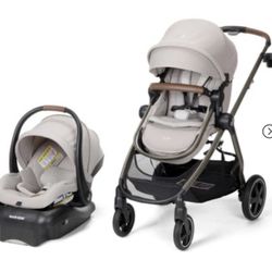 Maxi Cosi Zelia Max Travel System, Stroller, Car Seat, Car Seat Base, Bassinet, Baby Stuff, Baby Clothes, Baby Shoes, Baby Toys
