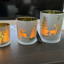 Christmas Candle Holders 