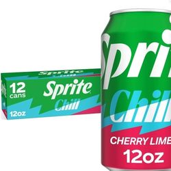 Sprite Chill Cherry Lime 12 pack 