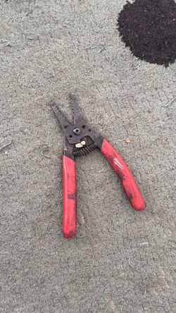 Used Milwaukee wire stripper pliers