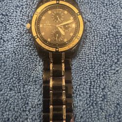 Bulova Marine Star Black Dial Stainless Steel Men's Watch 98E003