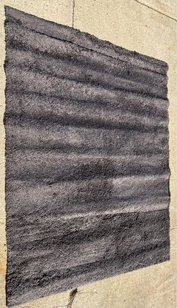 Value over $100 Dark Gray Area Rug like new