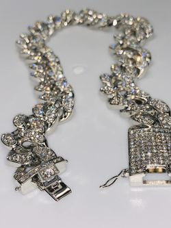 22k stainless steel 18 inch Miami Cuban choker