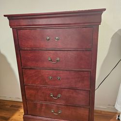 Solid Wood Dresser/ Chest - Mahogany