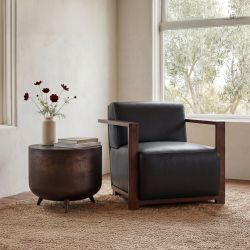 Barnes Black Accent Chair