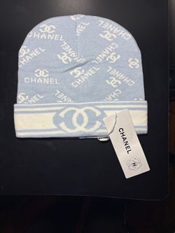 Chanel Monogram Knit Beanie Hat