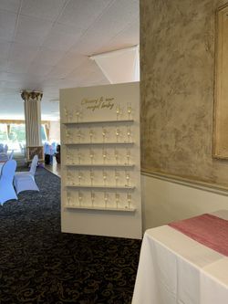 champagne/treat Wall Backdrop