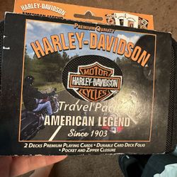 Harley Davidson Travel Playing Cards