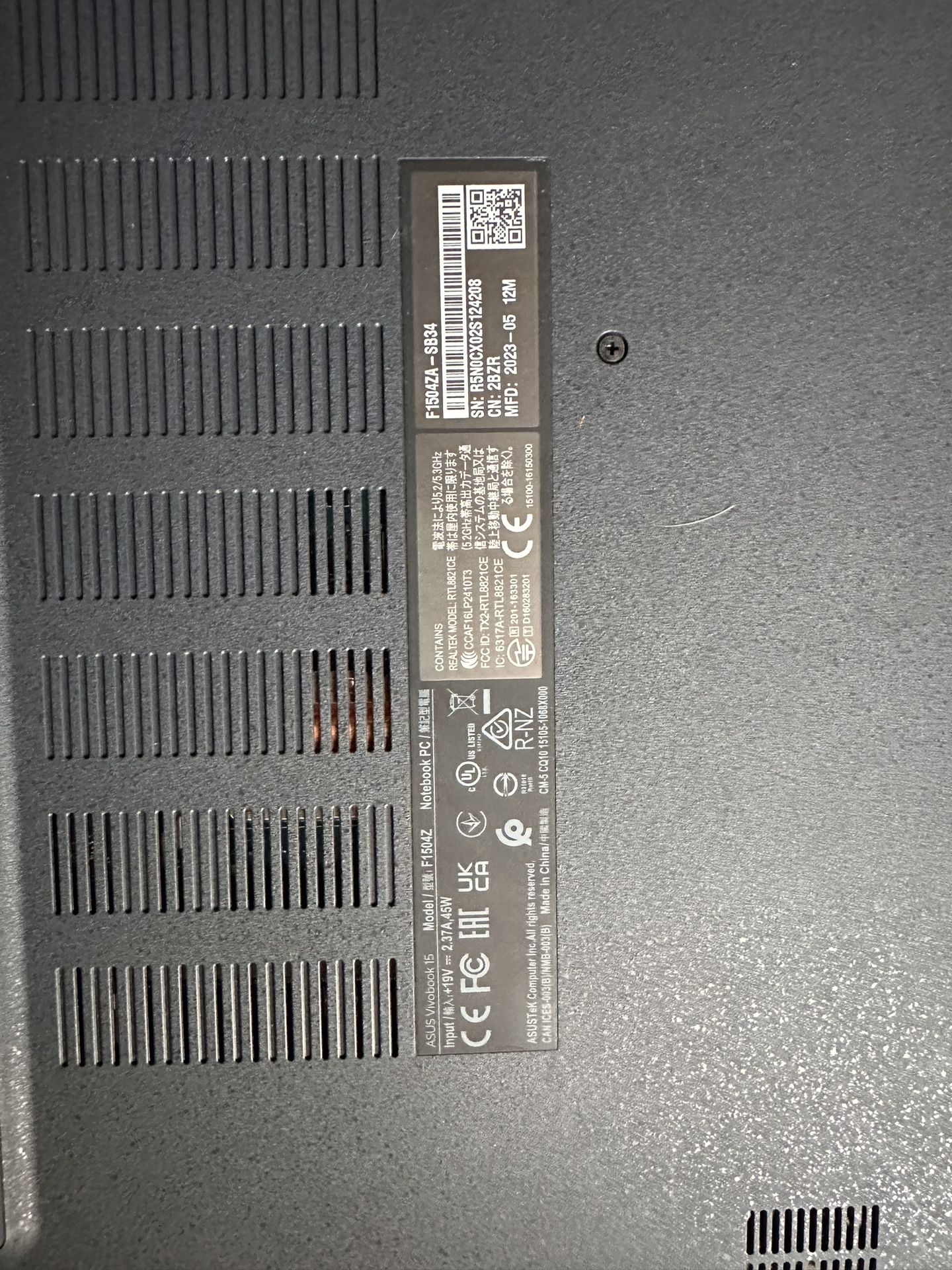 asus vivobook 15