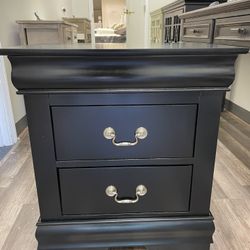Black Nightstand - Brand New 