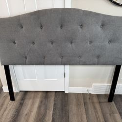 Fabric Headboard for Full Size Bed with Bed Frame