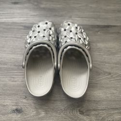 Silver Crocs