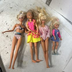 Lot of 4 Dolls - Dolls Nudes and others Restyled - Barbies #D8