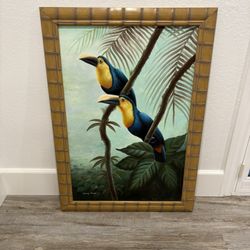 Canvas Bird Photo For Home
