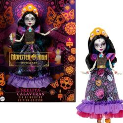 Monster HIGH HOWLIDAY DIA DE MUERTOS SKELITA CALAVERAS DOLL