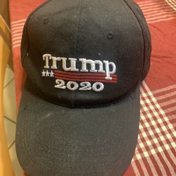 Trump 2020 Black Adjustable Strapback Hat 