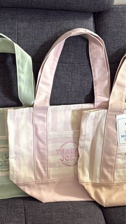 Pink Trader Joe’s mini tote