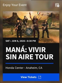 Mana tickets