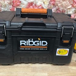 RIDGID Pro Gear System Gen 2.0 Stackable Durable 22 in. Modular Tool Box Storage With Heavy Duty Latches and Handles