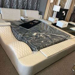 Beige Transformer Bed Queen   $20 DOWN PAYMENT 