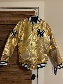 Yankees Gold Bomber Jacket 