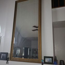 Huge gold mirror