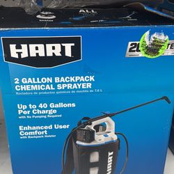 HART TWO GALLON CHEMICAL BACKPACK SPRAYER