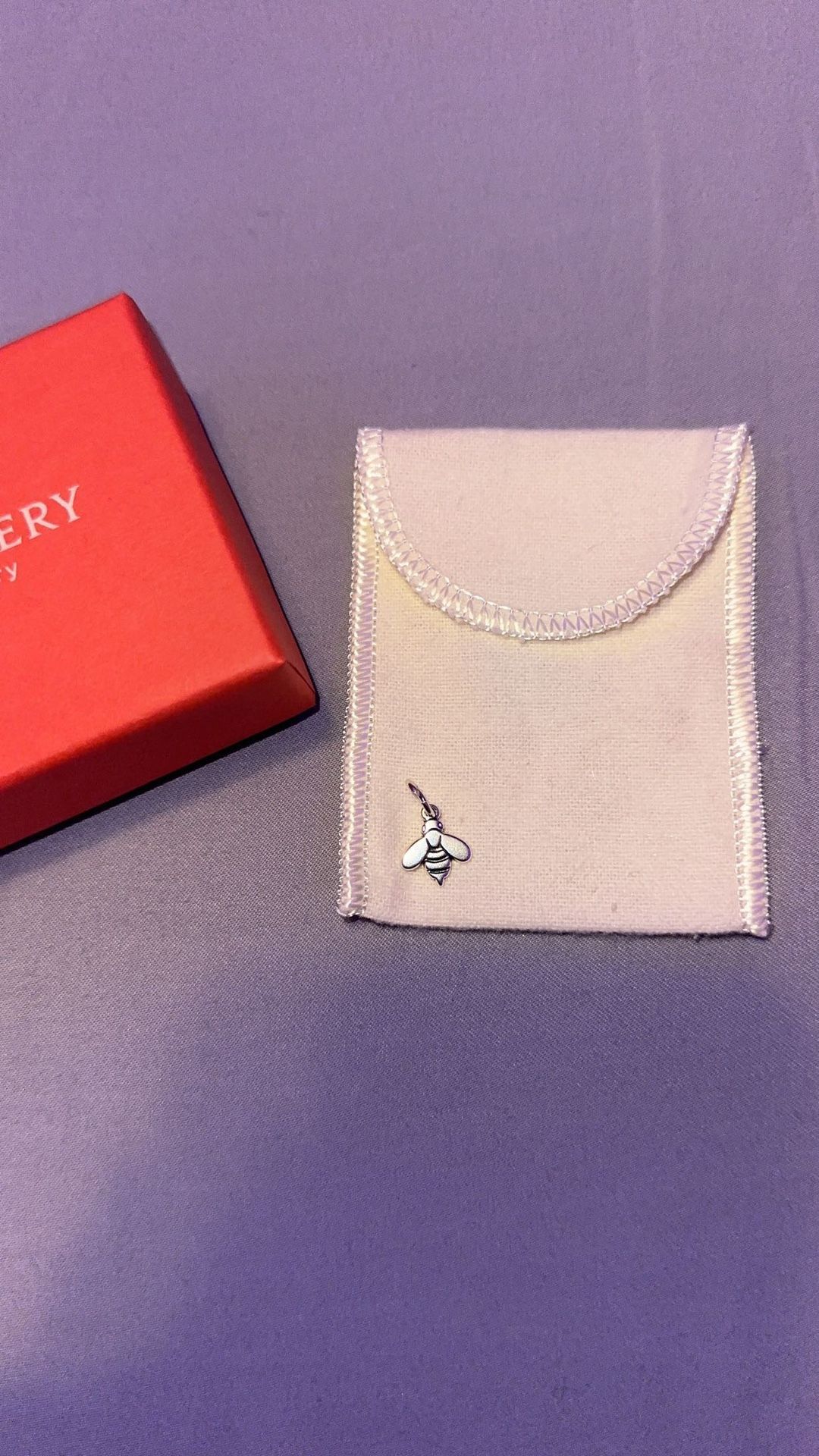 James Avery Honeybee & Clover charm