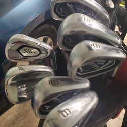 Titleist, Mizuno, and Calloway Bag