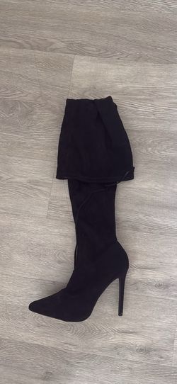 Thigh high stiletto