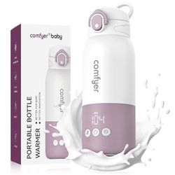 Water Warmer with 12 Ounces Big Capacity, Baby Flask for Vehicle