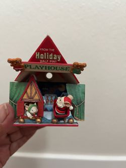 Vintage Enesco 1994 Holiday Half Pint “Twas the night before Xmas” Ornament
