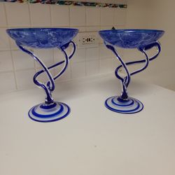 Glass Candle Holders