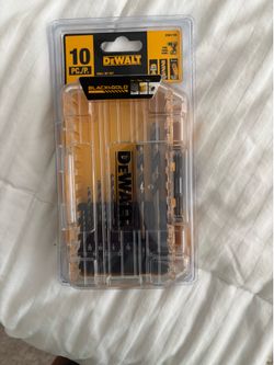 DeWalt DWA1180 Black & Gold 10-piece