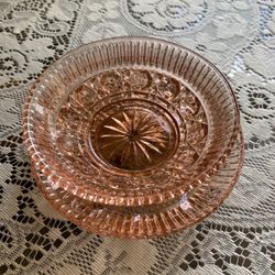 Pink Depression Glass 