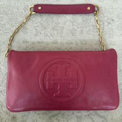 Tory Burch Hot Pink Clutch 
