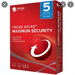 Trendmicro Maximum Security 1yr 3pc