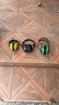 3 Safety Earmuffs $ 20.00 for all.