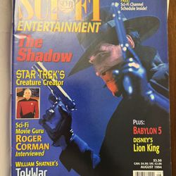 Sci-Fi Entertainment Magazine - The Shadow Cover - August 1994