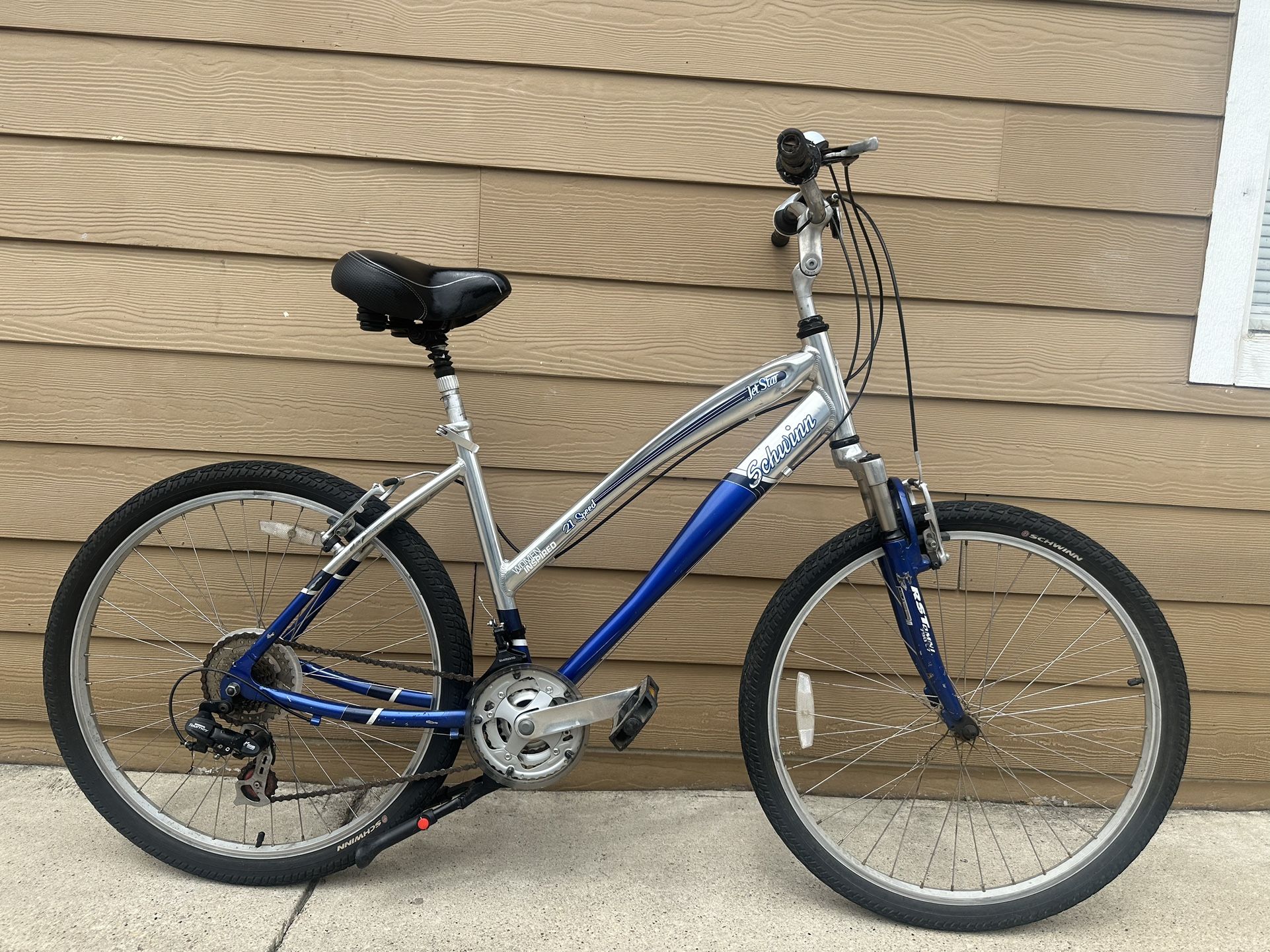 schwinn midtown bicycle Schwinn Midtown 21-Speed Bicycle – 26” wheels (Dual Suspension) Bicycl