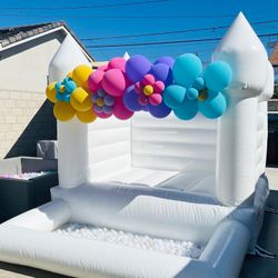 Mini Castle Bounce House With Ball Pit