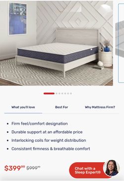 Used only 2X in guest room! Moving Sale! Includes Queen Mattress and frame!
