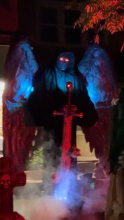 80-inch Giant-Sized Animatronic LED Dark Angel halloween