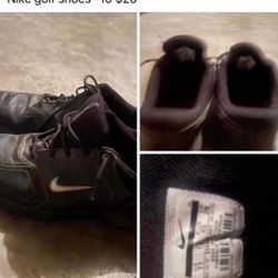 Nike golf shoes, size 10