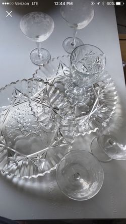 Glass set dishware