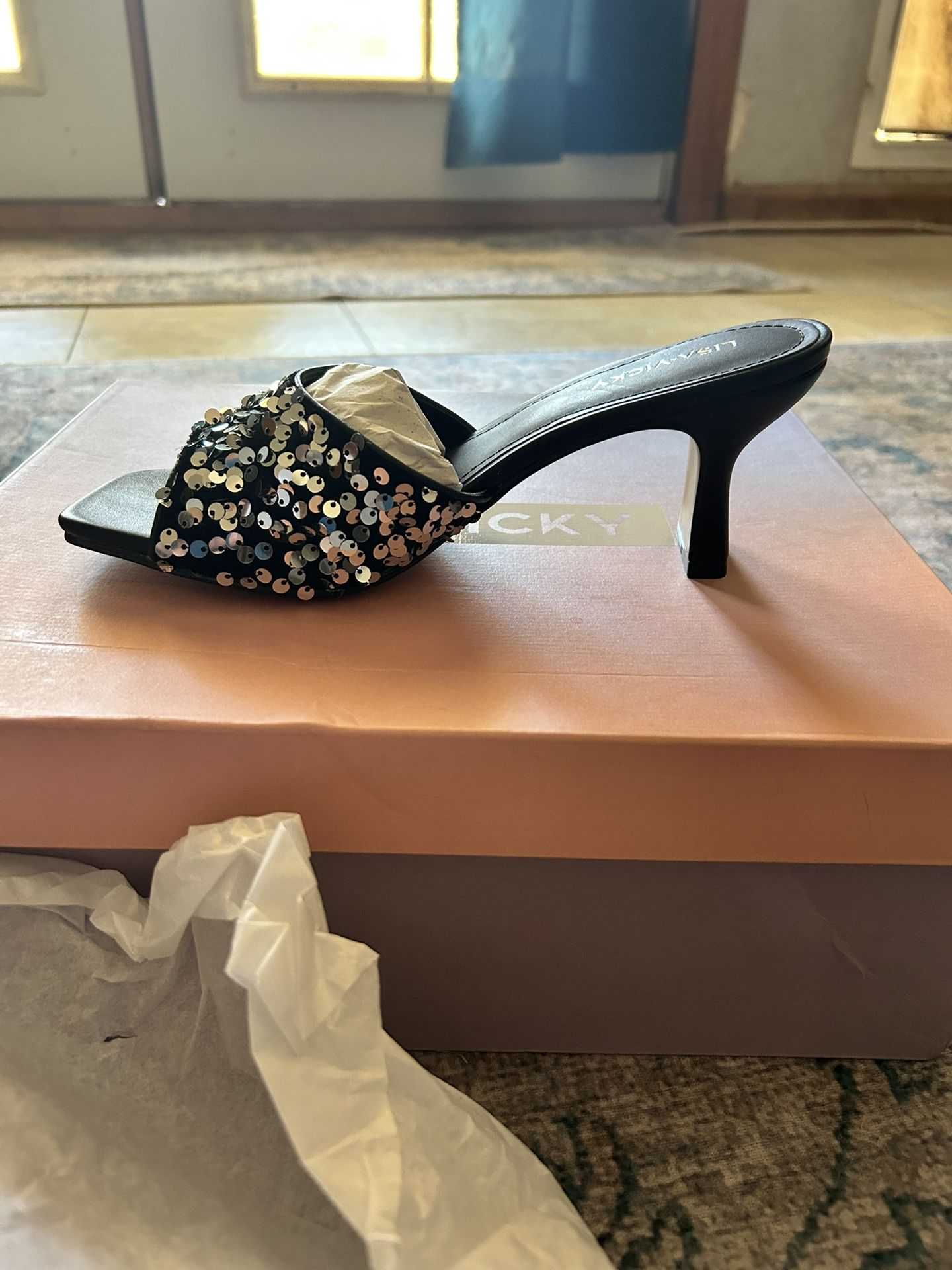 Lisa Vicky Sequin Heels