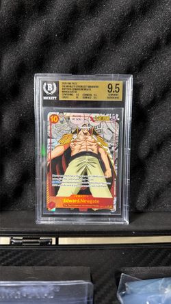 One Piece Edward Newgate Manga Art SR BGS 9.5