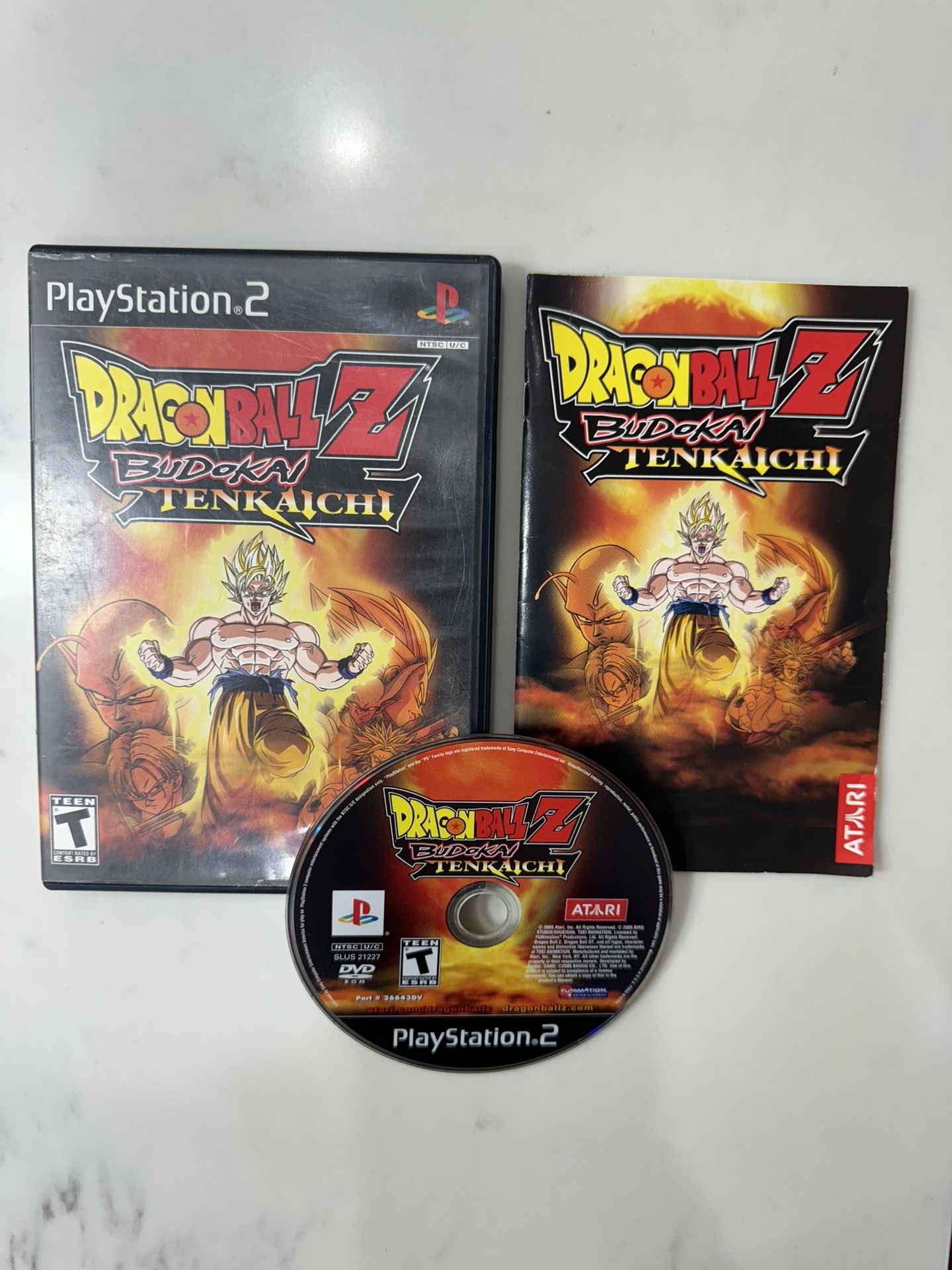 Dragon Ball Z Budokai Tenkaichi Scratch-Less Disc for PlayStation 2 PS2 GAME