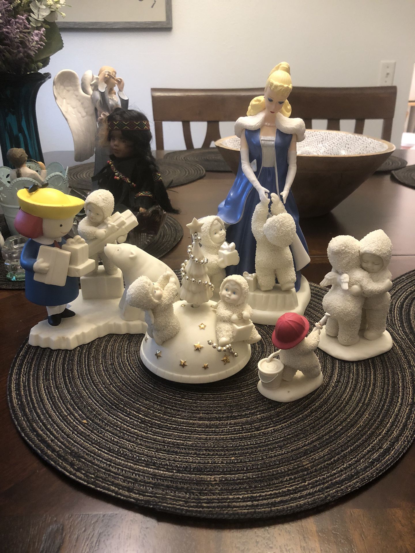 Snow Babies, Disney Figurines, And Music Figurines